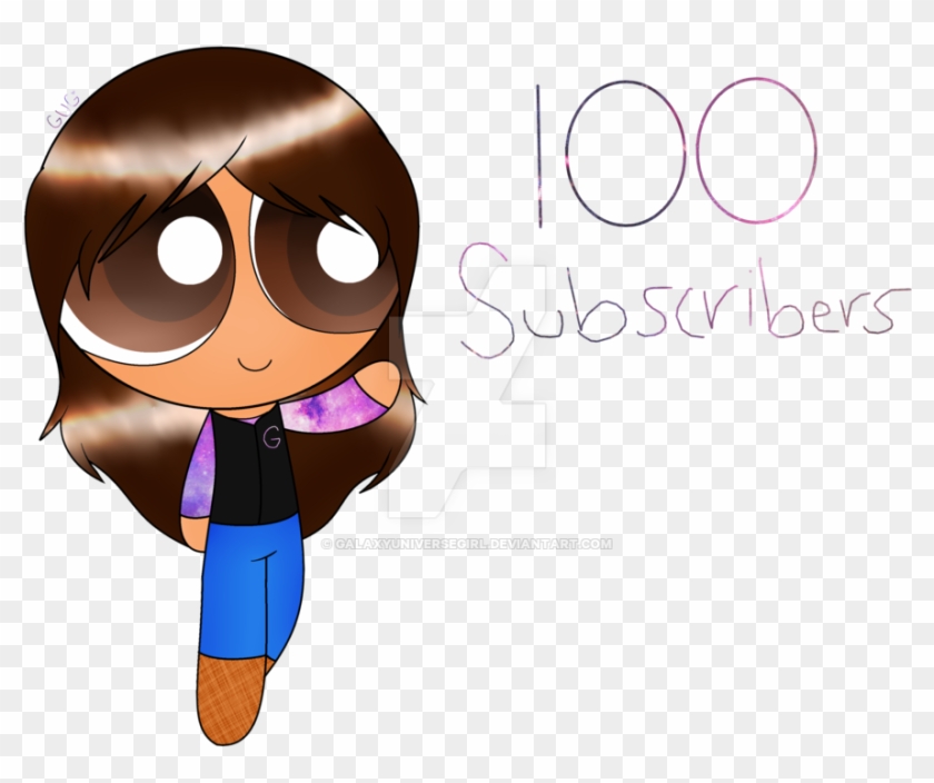 100 Subs By Galaxyuniversegirl - Cartoon #912228