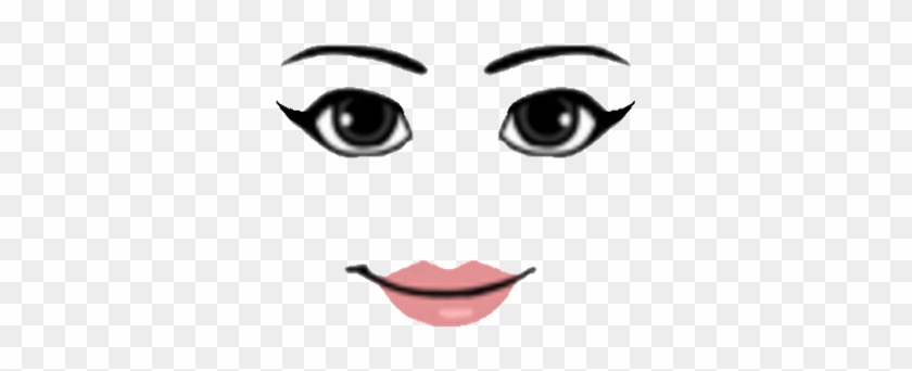 Woman Face W/ Cat's Eye Eyeliner - Roblox Girl Face #913122