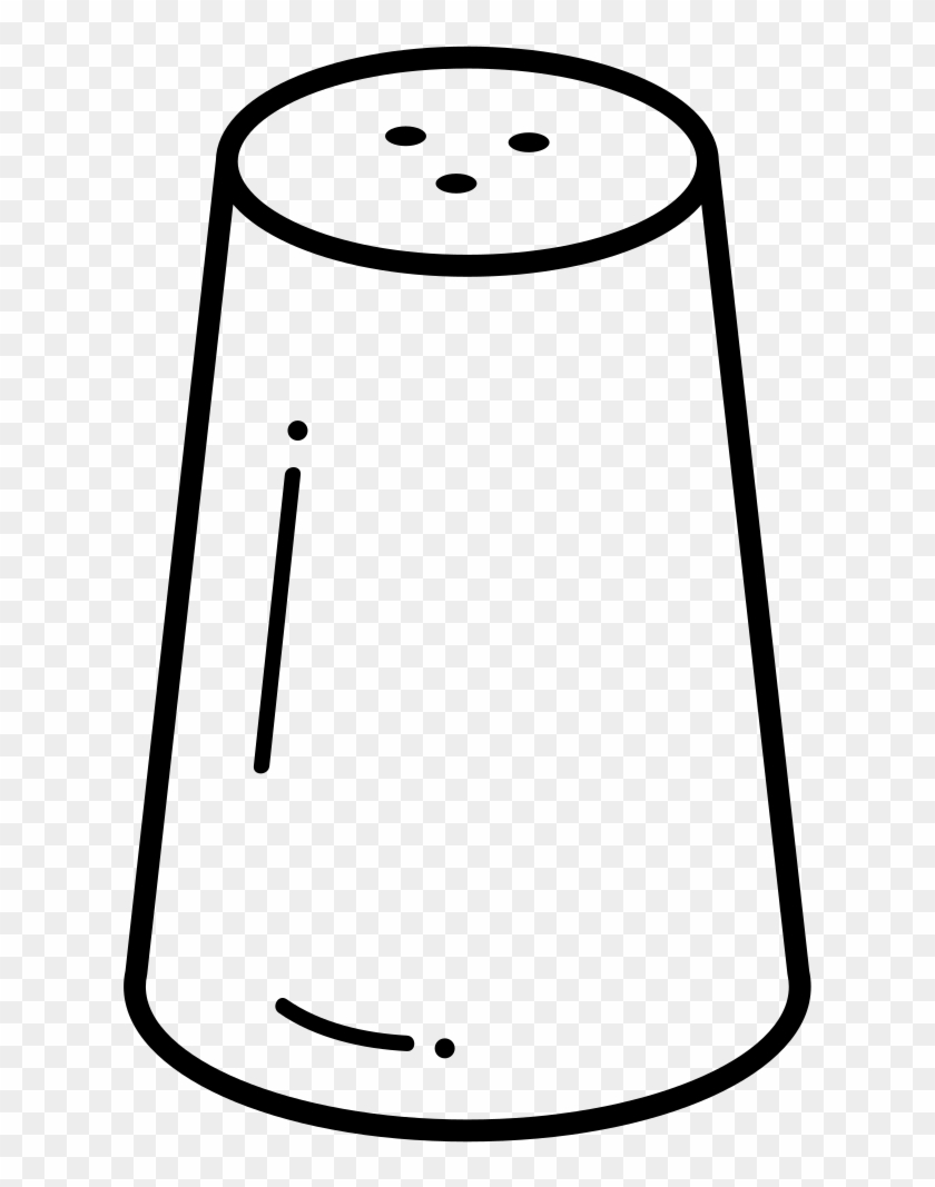 Salt Shaker Coloring Page - Salero Para Colorear #913196