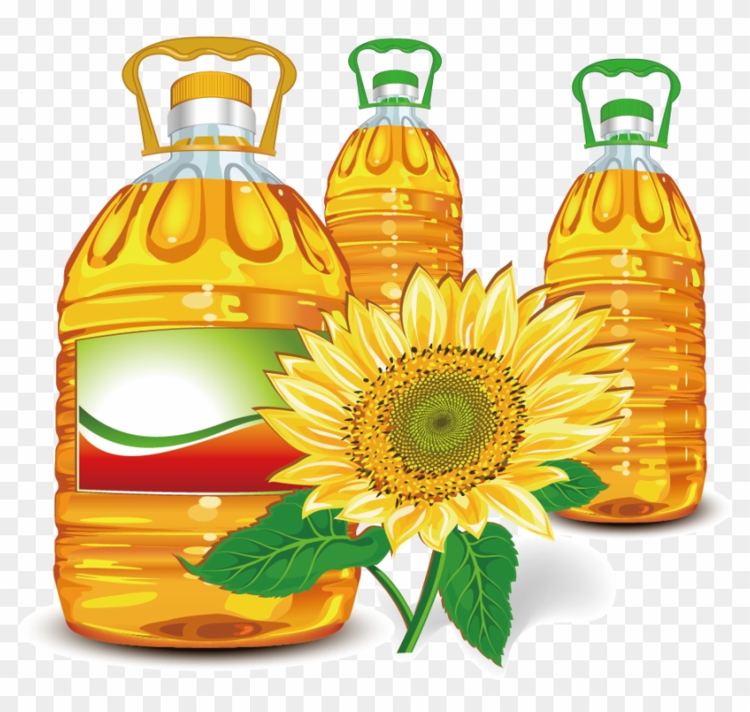 Sunflower Oil Olive Oil Clip Art - Vector #913620