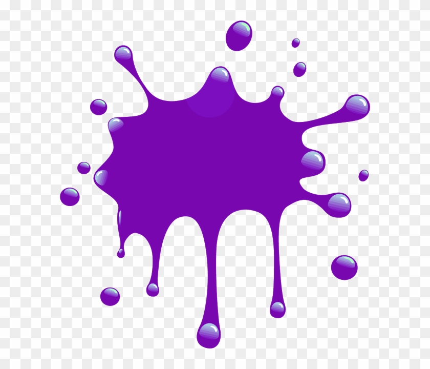 Color Splat Transparent Clipart - Paint Splatter Clip Art #913820