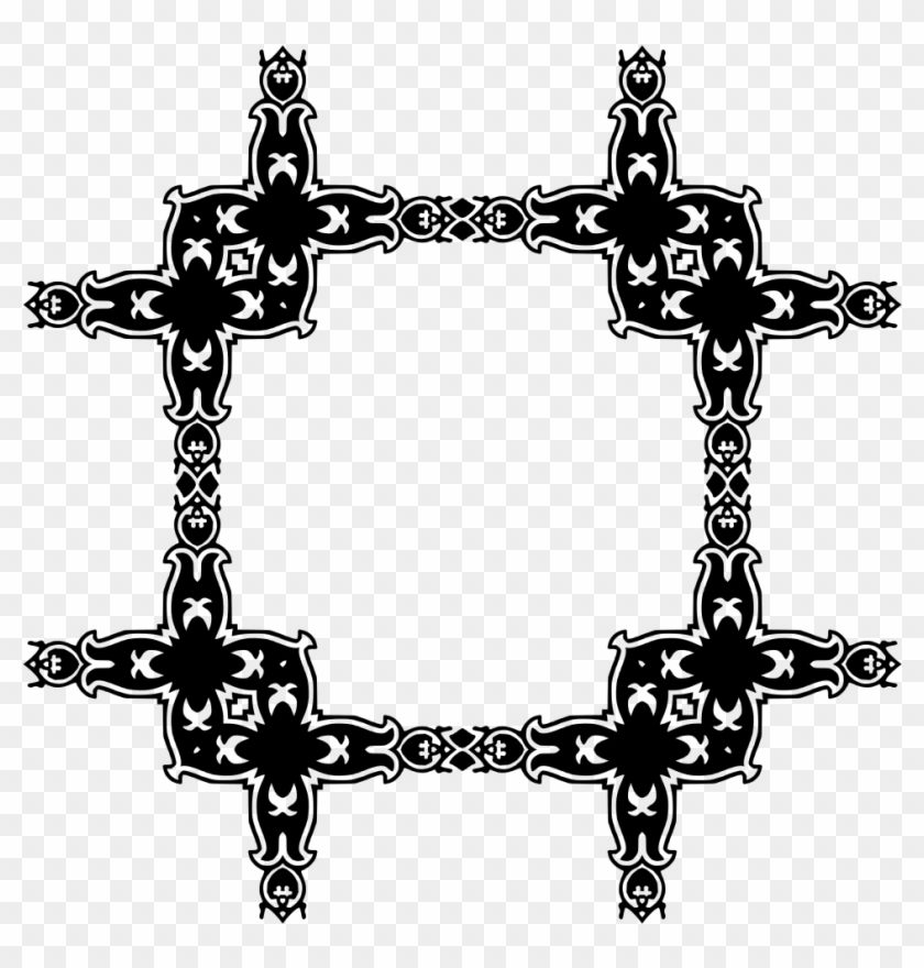 Art Deco Frame - Cross #914772