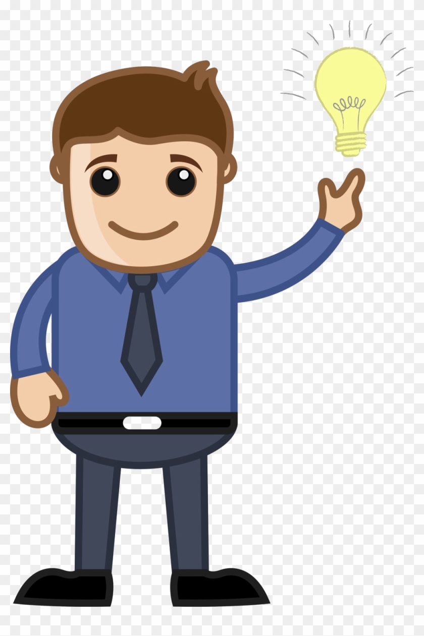 Most Important Kpi For Any Business Is Customer Satisfaction - Man With A Idea Cartoon #914816