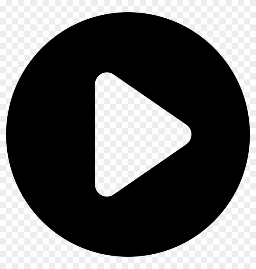 Movie Player Play Button Comments - Round Play Button Png #914988