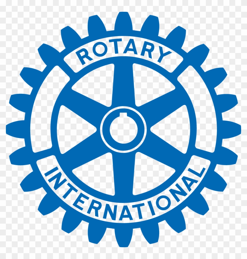 / - Rotary International Logo Black #915211