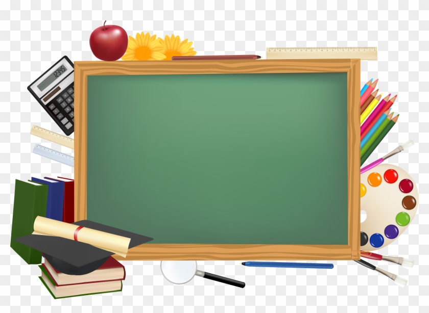 School Desktop Wallpaper Clip Art - Back To School Background #915229