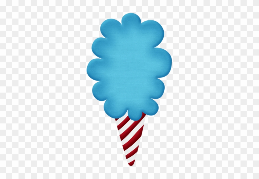 Aw Circus Cotton Candy Blue - Clip Art #915781