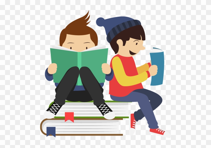 Borrow Books - Kids Book Day Free Vector #916176