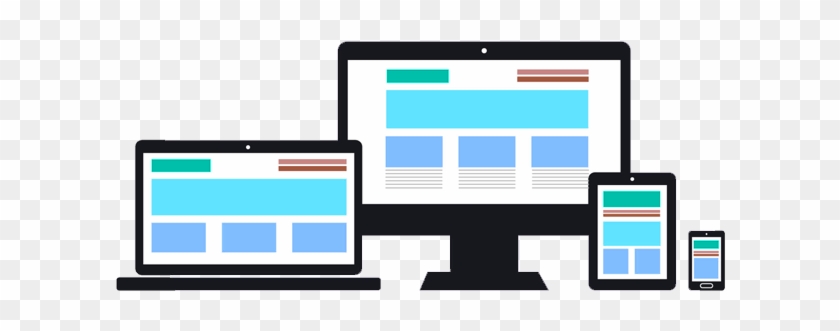 Responsive Web Design - Computador Em Tela De Sites #916269