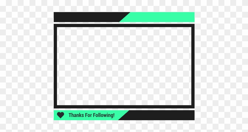Flat Design Twitch Webcam Overlay [free] By Kaffemlg - Parallel #916657