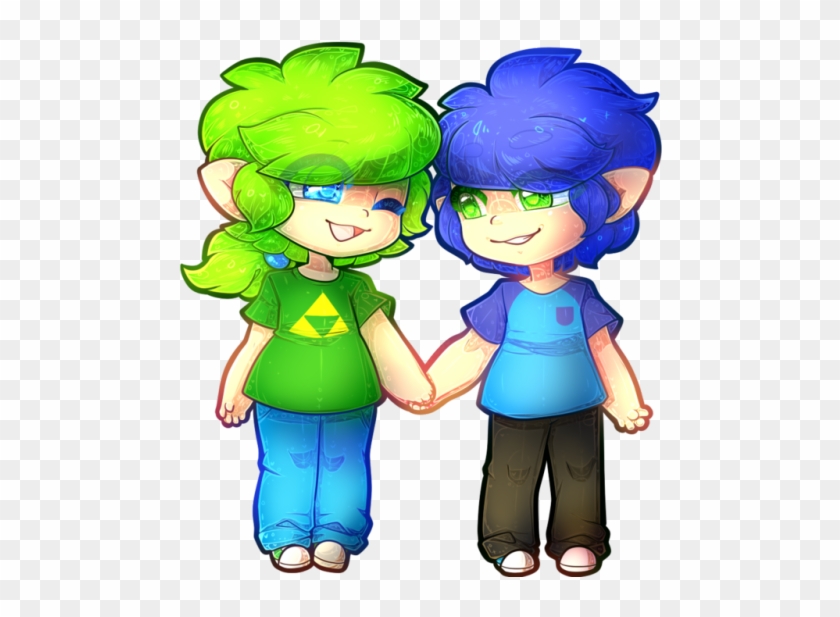 2 Char Simple Shaded For @xanthonian - Cartoon #916662