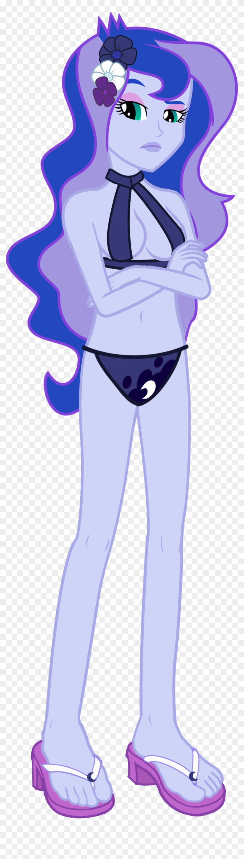 Sub Principal Luna By Jake Brithgside - My Little Pony Equestria Girls Luna Bikini #917214