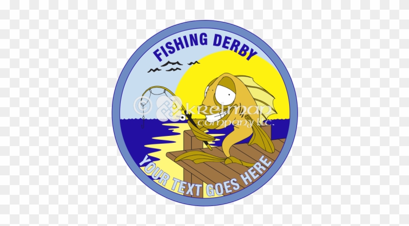 K1314 Fish Fishing - Cartoon #917341