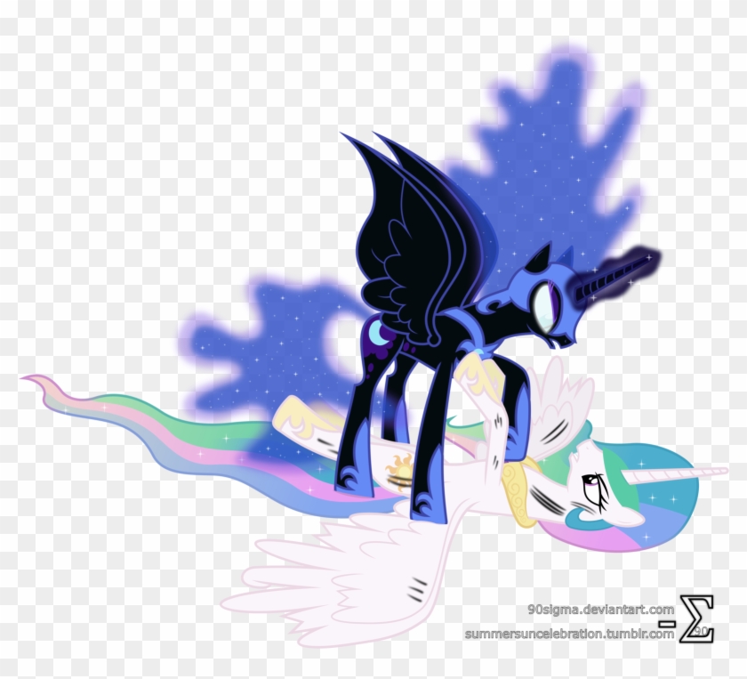 Princess Luna Angry - Angry Nightmare Moon #917450