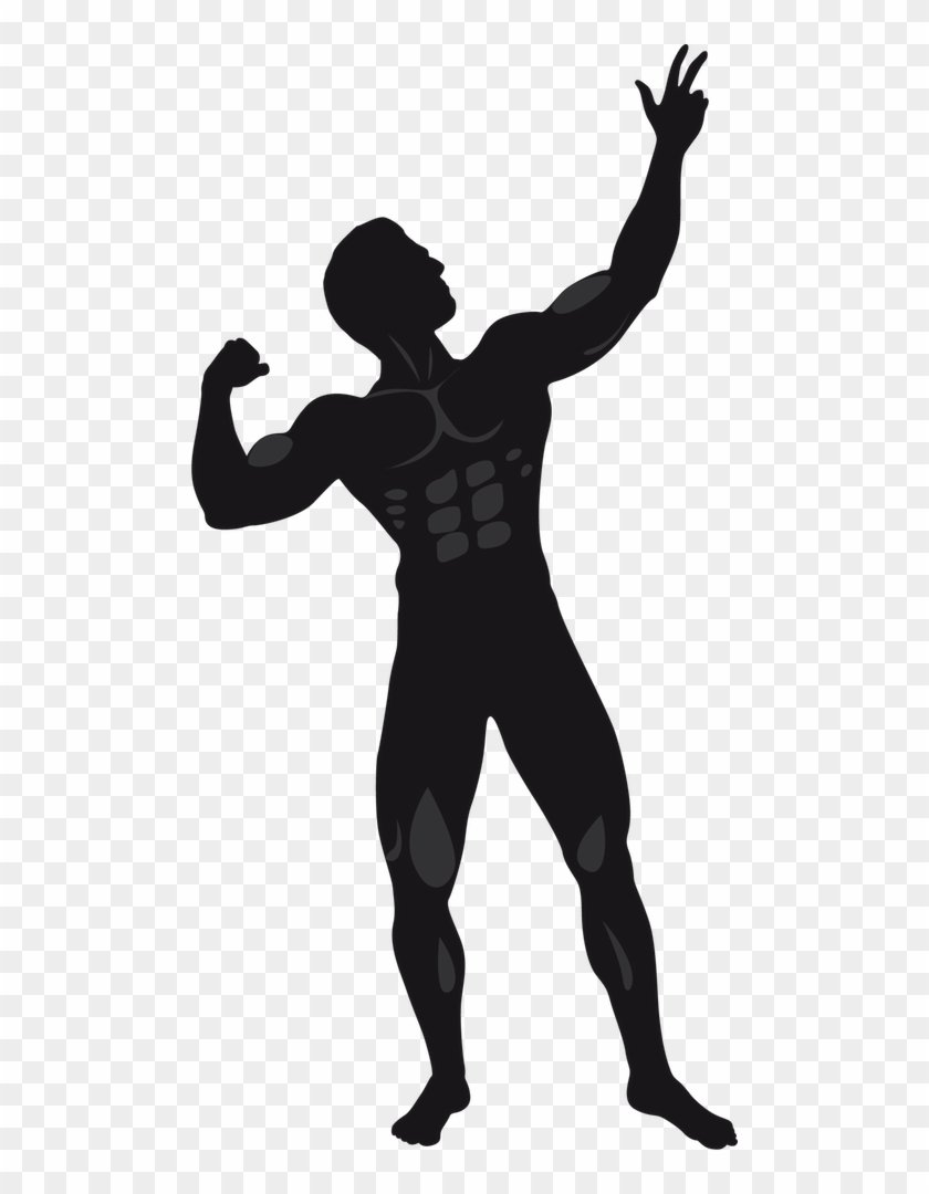 Bodybuilding Stickers Messages Sticker-4 - Silhouette #917806