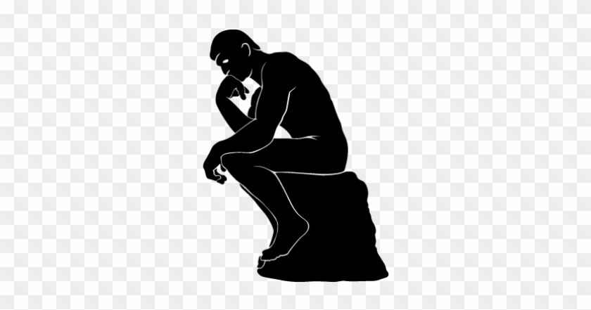 Pin By Timoteo Velosa On Art - Thinker Silhouette #917809