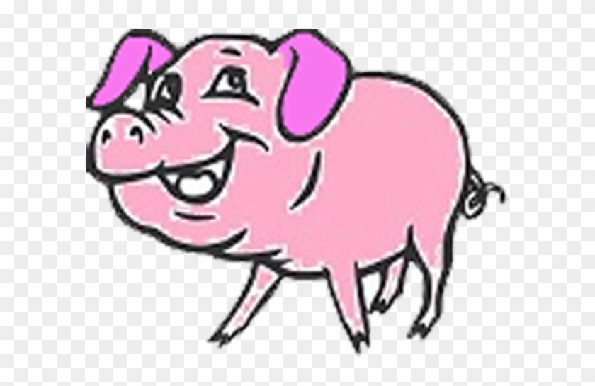Outline Pig Black And White #918081