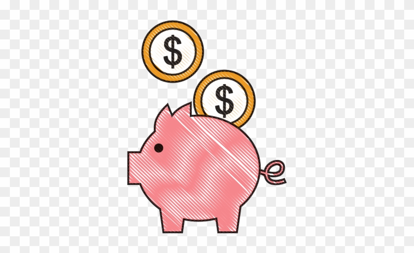 Piggy Savings Isolated Icon - Saving #918539