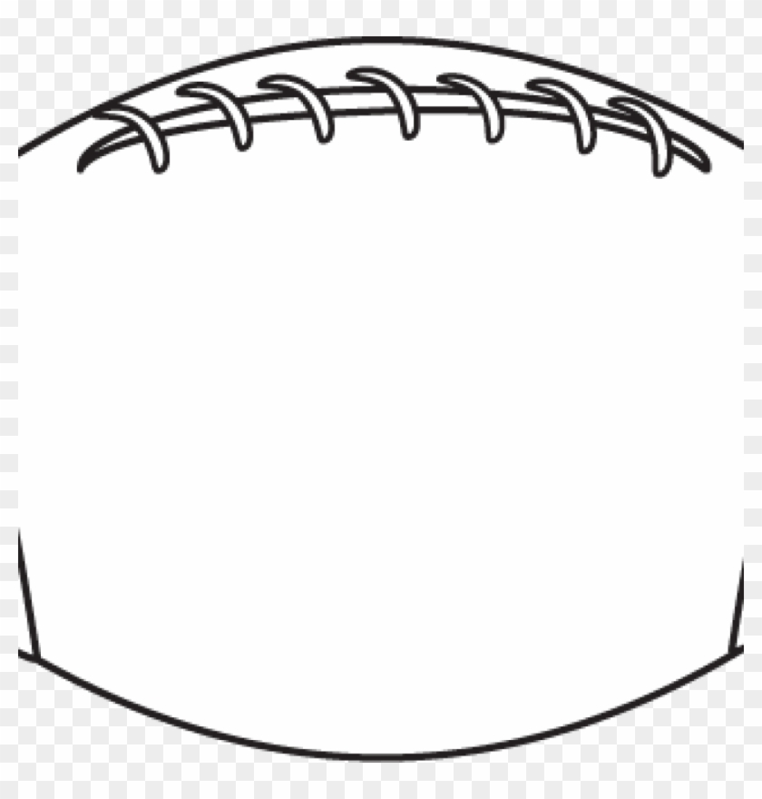Football Clipart Black And White Black And White Football - Clip Art #918728
