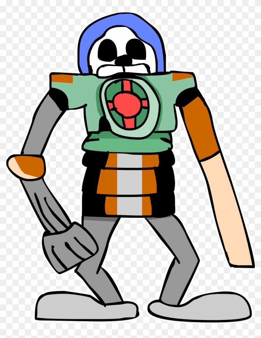 Skelebot [junkyard Apocalypse]artwork - Cartoon #918978
