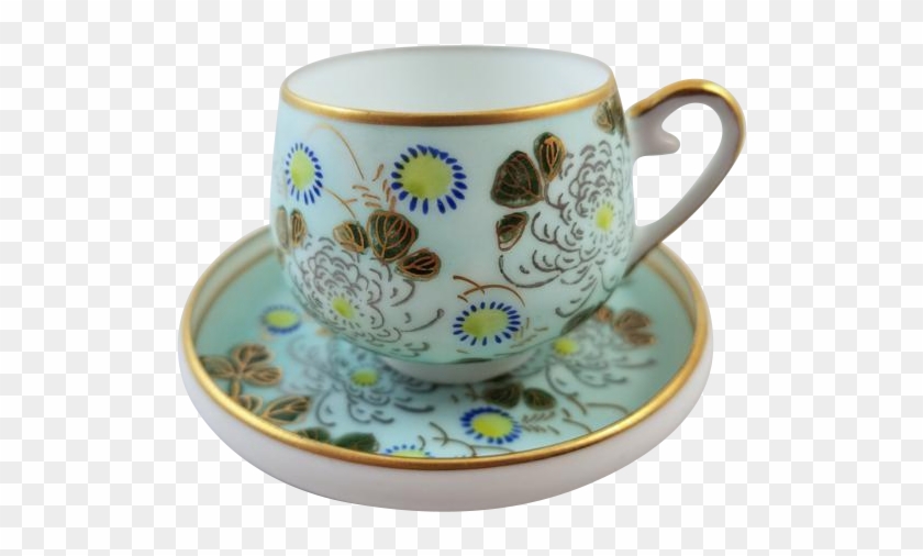Vintage Hand Painted Japan Demitasse Geisha Lithophane - Porcelain #919028