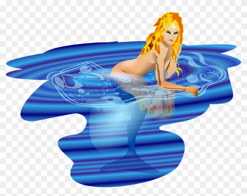 Sexy Mermaid Cliparts 4, Buy Clip Art - Bathing #919850