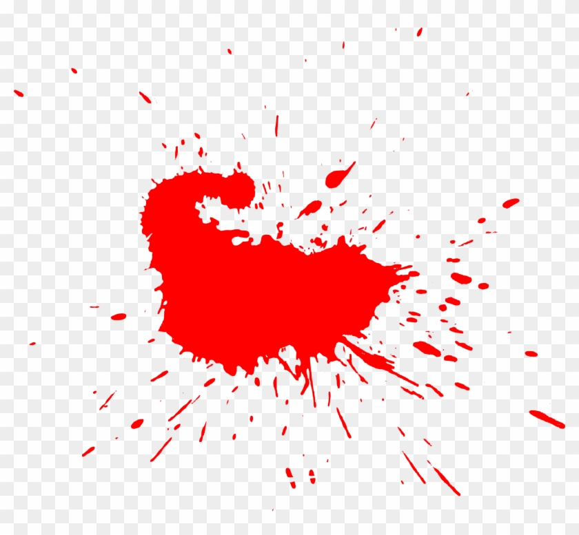 Paint Brush Transparent Background 1 - Red Paint Splatter Transparent Background #920473