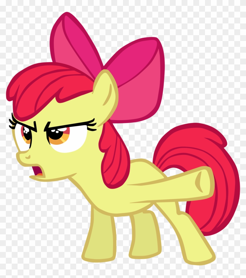 Flutterflyraptor My First Vector Of Apple Bloom - Mlp Apple Bloom Angry #920616