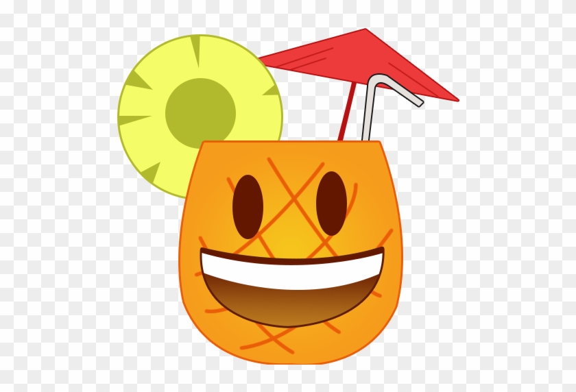Pineappleemojismiley - Portable Network Graphics #920753