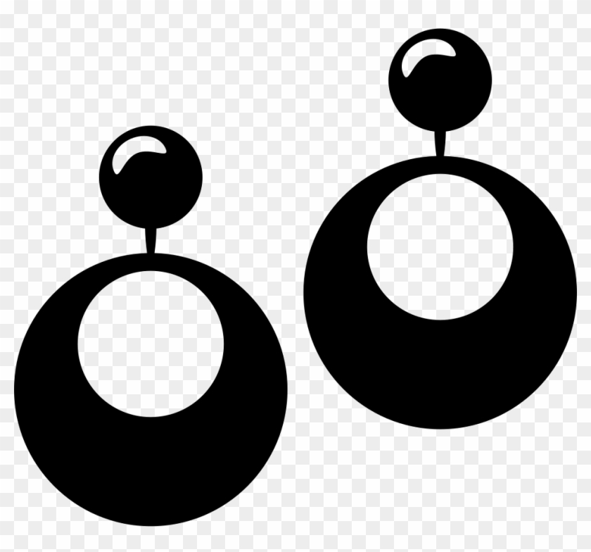 Earrings Clipart Svg - Earring Icon Png #920827