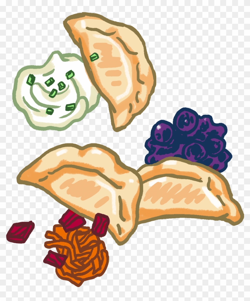 Poland Clipart Polish Food - Perogies Illustration #921194