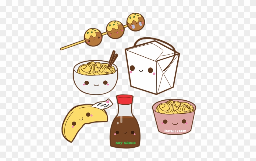 Kawaii Asian Food Via Tumblr On We Heart It - Cute Food Drawings #921218