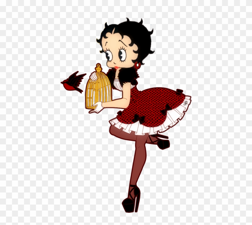 Betty Letting Her Bird Out Of Its Cage - Betty Boop Anime Version #921257