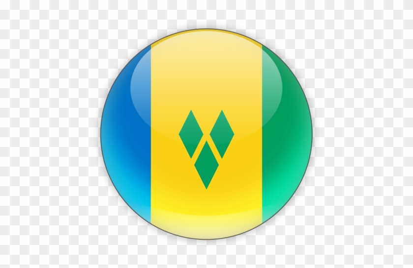 Illustration Of Flag Of Saint Vincent And The Grenadines - St Vincent And The Grenadines Flag Icon #921400