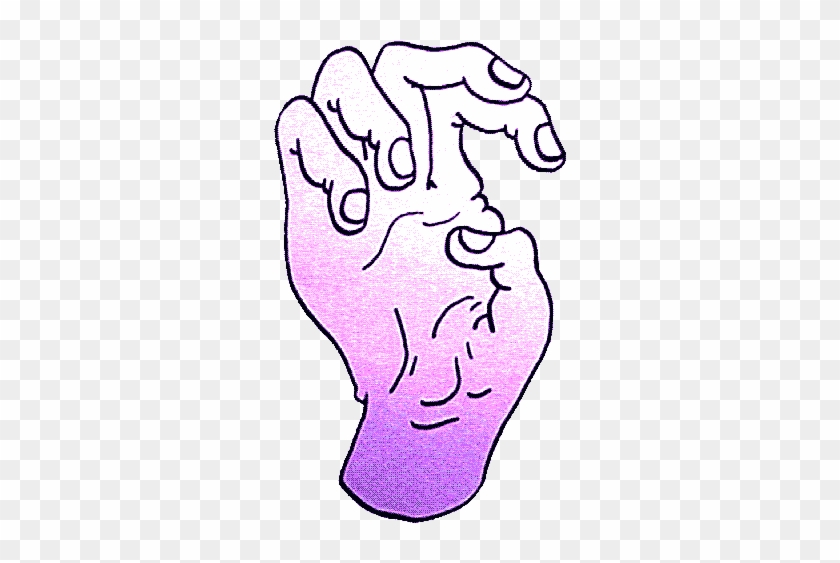 Creepy Clipart Tumblr Transparent - Animated Hand Gif #921660