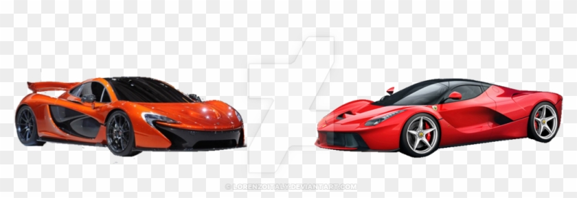 Mclaren P1 Transparent - Bburago Ferrari Laferrari Diecast Model Car Red Scale: #921927