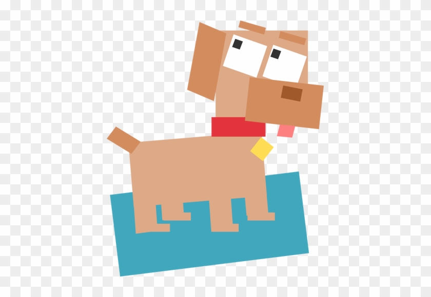 Square Dog - Square Animal Cartoon #921929