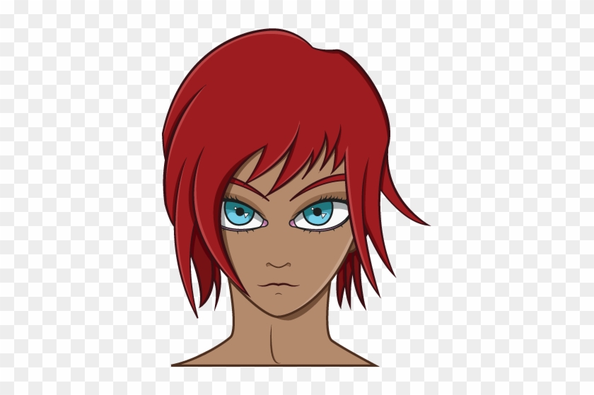 Vector Anime Girl Face By Niwrihara - Cartoon #922269