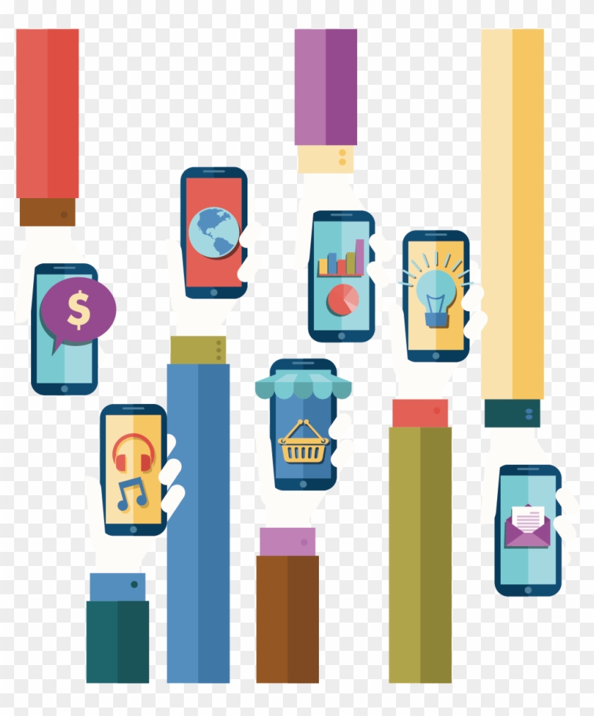 Graphic Design Mobile Phone Euclidean Vector Hand - Graphic Design Mobile Phone Euclidean Vector Hand #922439