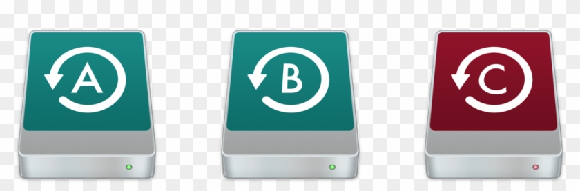 Set Of 10 Icons - Mac Backup Drive Icon #923093