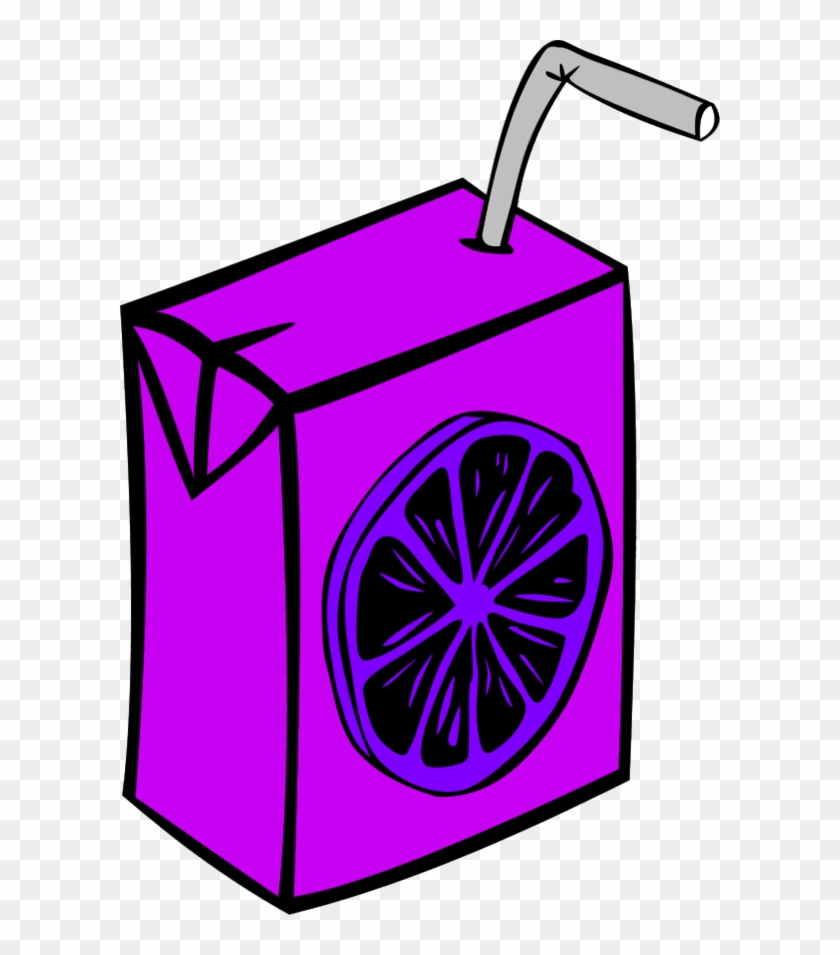 Vector Clip Art - Orange Juice Box Greeting Cards #923552