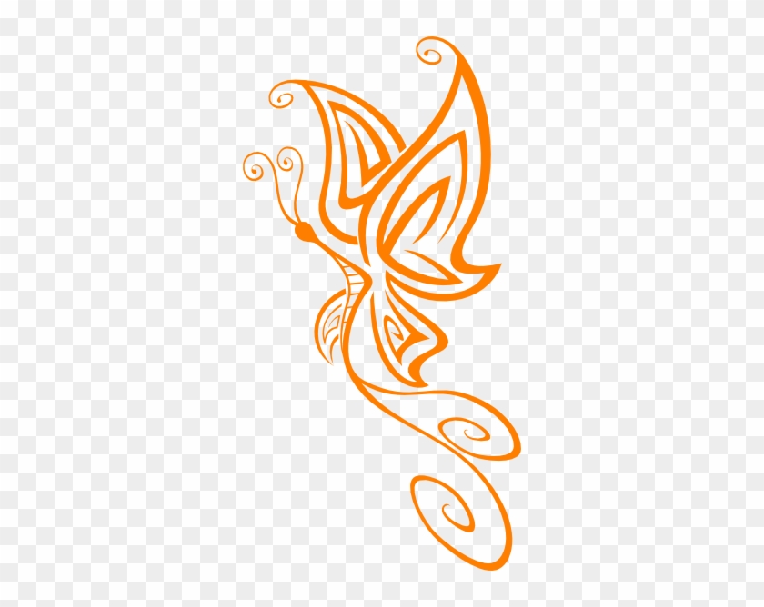 Orange Butterfly Png - Orange Butterfly Png #923561