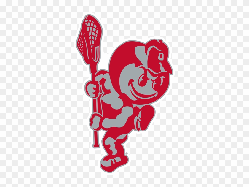 Picture Of Brutus Lacrosse Car Magnet - Ohio State University Buckeyes Logo Vinyl Sticker #751 #924124