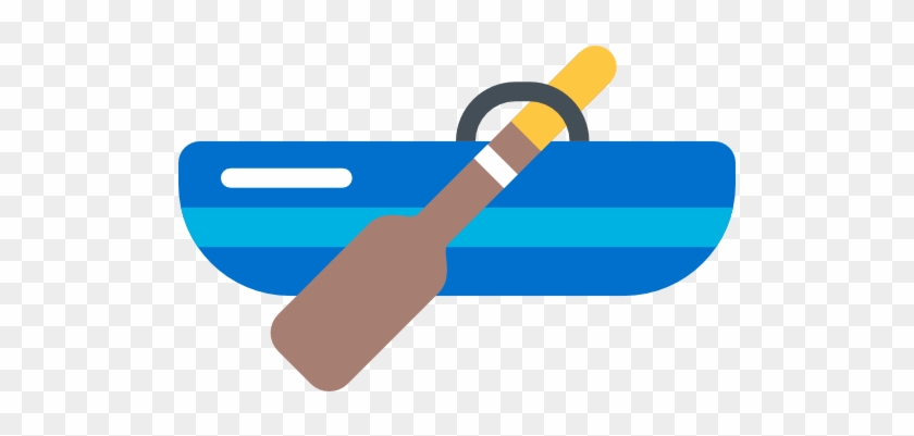 Canoe Clipart Row Boat - Canoe Icon Png #924217
