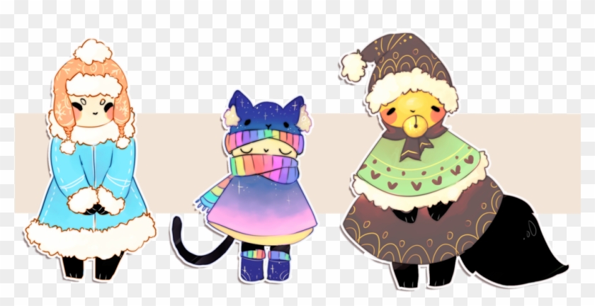[open] Cute Winter Hats Mocchin [one Left] By Wiviadopts - Cartoon #924267