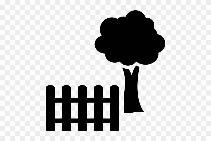 Apartment Silhouette - Landscaped Garden Png Icon #924900