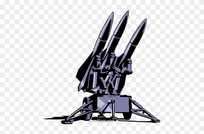Rockets Ready For Launch Royalty Free Vector Clip Art - Missile #925122