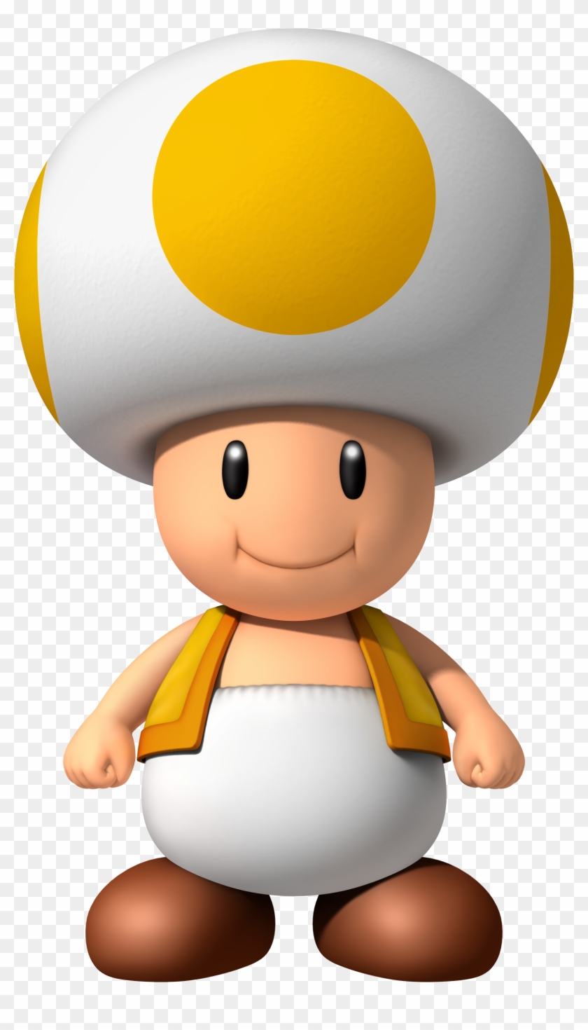 Yellow Toad - Mushroom In Mario Bros #926065