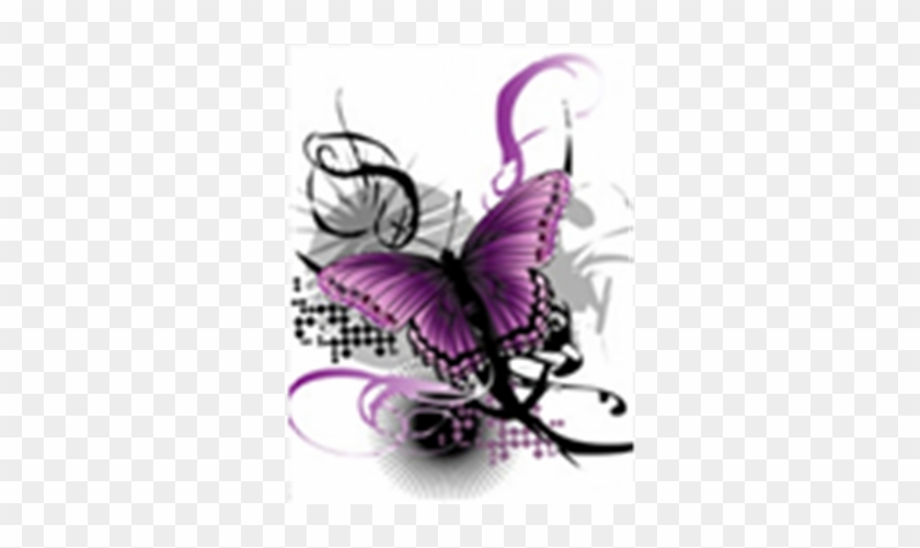 Samsung S3310 Pink Butterfly Mobile Wallpaper - Purple And Black Butterflies #926260