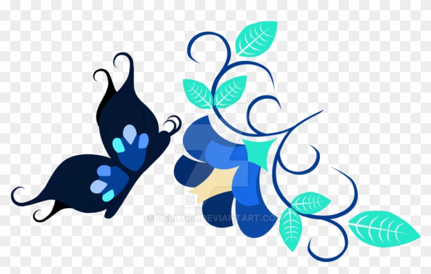 Commission Cutie Mark Blue Butterfly By Dellyra - Blue #926517